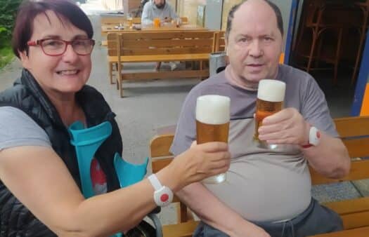 Procházka na pivo s klienty SeniorCentra Hradec Králové